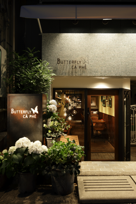 BUTTERFLY CAPHE,バタフライカフェ,vietnamesefood,cafe